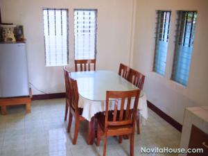 Novita house dining area